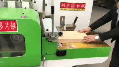 方木多片鋸采用上下軸多片鋸，速度快，超薄鋸片，出材率高達(dá)90%以上。